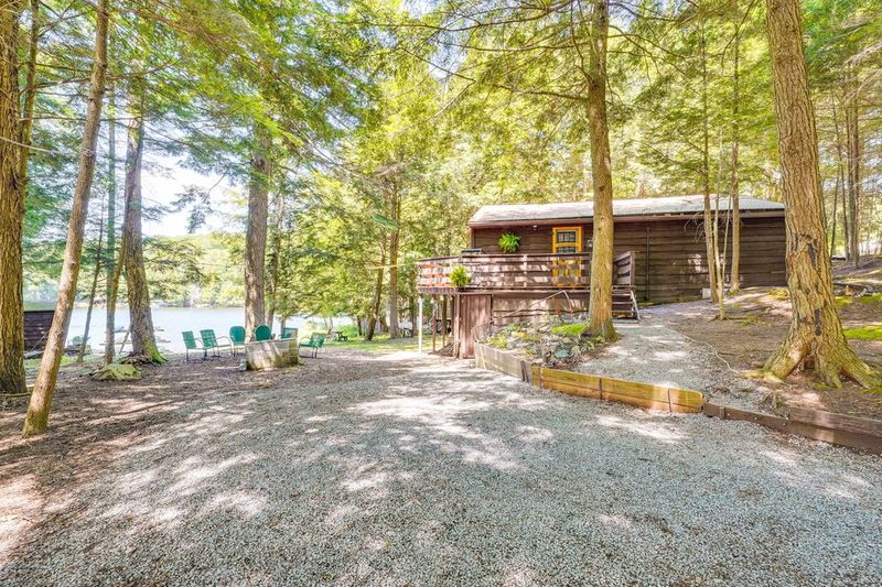 Driveway and cottage